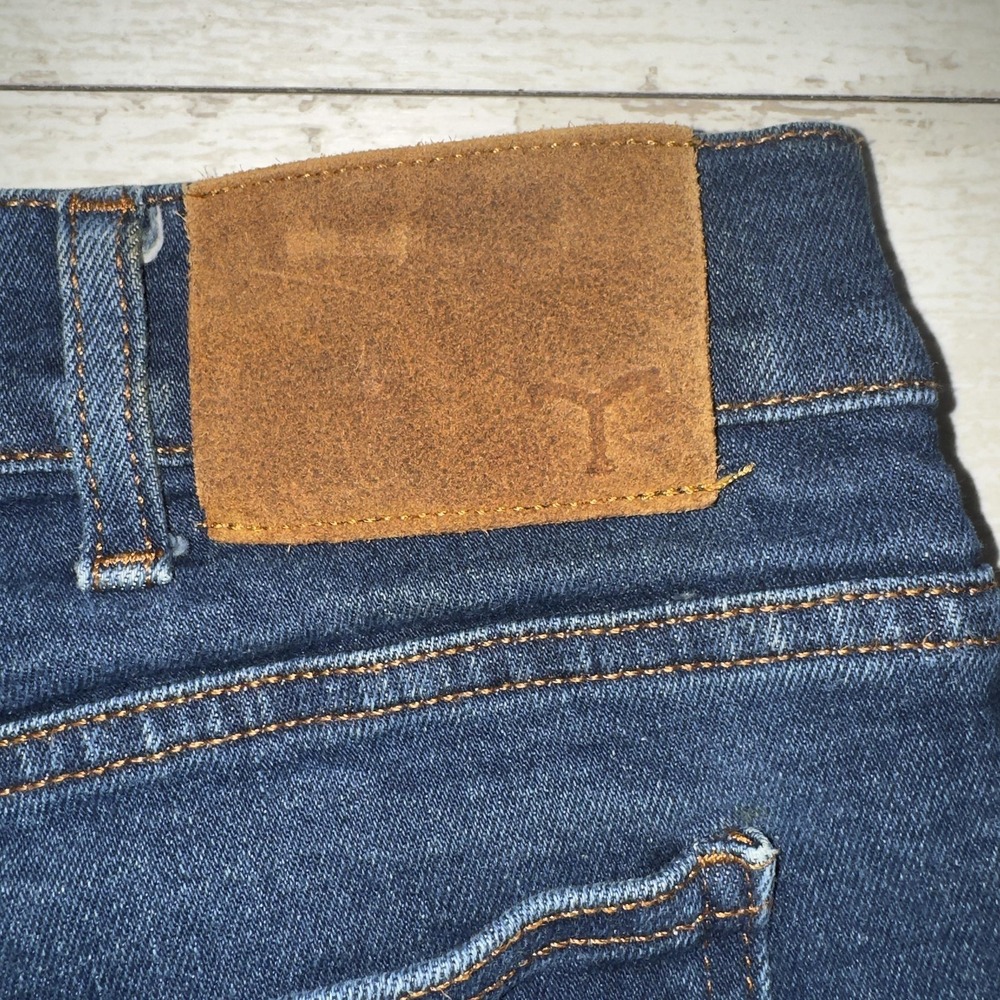 Tecovas Jeans Mens 34x32 Blue Rugged Relaxed Fit Straight Leg Denim Stretch - Picture 12 of 13